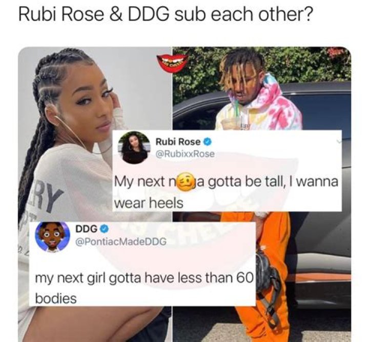 “Can’t hate her too bad you in her DMs fam”: Rubi Rose and DDG drama explained as Twitter erupts with memes