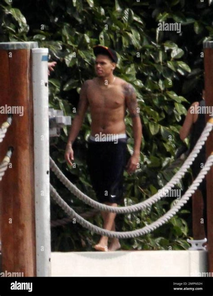 
Chris Brown Shares Photo After Stalker Ran Chevy Truck Over A Tesla 