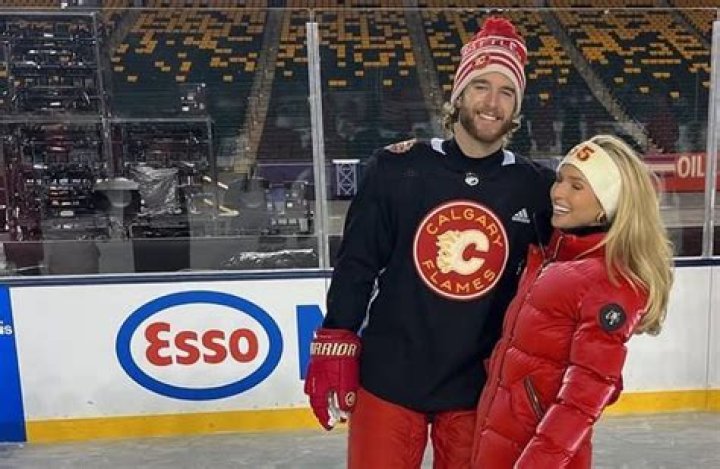 Flames Defenseman Noah Hanifin Relationship With Girlfriend Monique Fischer