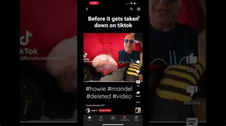 Howie Mandel Prolapse Deleted Video From Tiktok Makes The Internet Confused