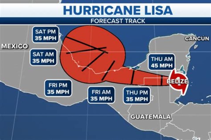
Hurricane Lisa makes landfall along Central America coast as a Category 1 storm 