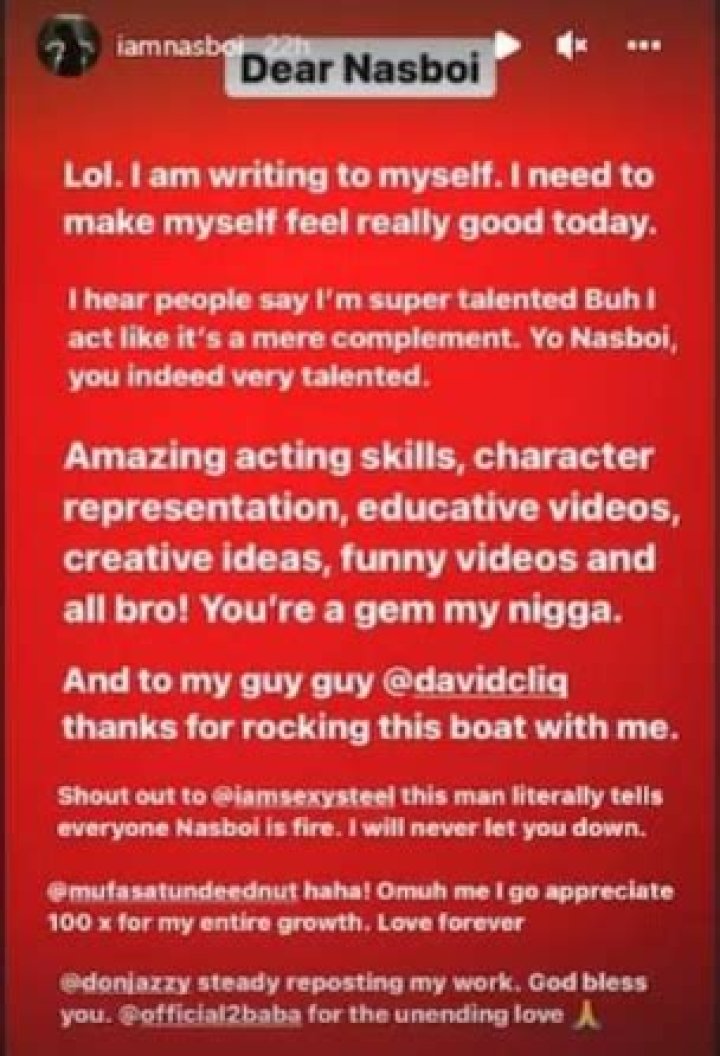 
It Gave Me Recognition –Nasboi Appreciates Davido For Letting Him Play ‘Low Budget Obo’ 