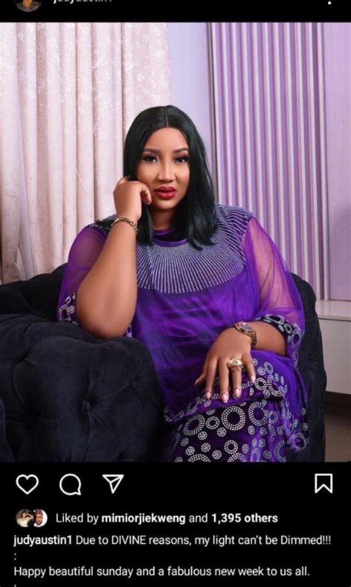 
Judy Austin reacts as ex-hubby lays claim on her child with Yul Edochie 