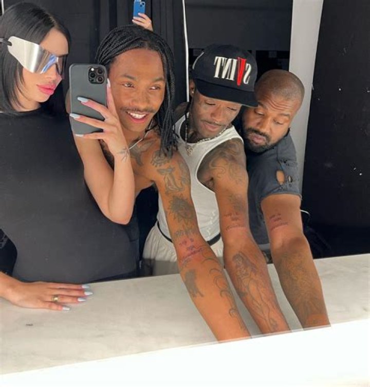 
Kanye West Gets Matching Tattoos With Lil Uzi Vert And Steve Lacy 