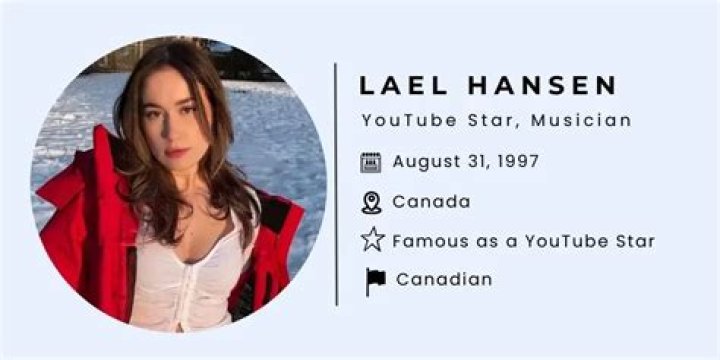 
Lael Hansen Height, Weight, Net Worth, Age, Birthday, Wikipedia, Who, Nationality, Biography 