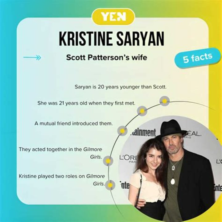 
Meet Kristine Saryan, Scott Patterson’s Wife 