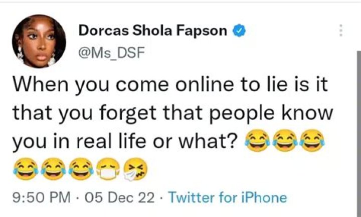 
Skiibii’s Girlfriend, Dorcas Fapson Accidentally Uploads ‘Bedroom Video’ Meant For Him On Her Status 