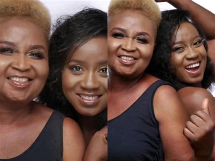 
‘Thank You For Wiping Away My Tears, You Stood As Our Father Since Daddy Left’ – Nikki Laoye Celebrates Mother In A Very Special Way 