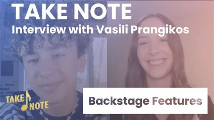Who Is Vasili Prangikos Parents? Meet Take Note Actor On Instagram